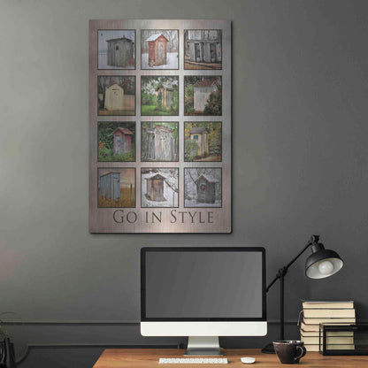 Luxe Metal Art 'Go in Style' by Lori Deiter, Metal Wall Art,24x36