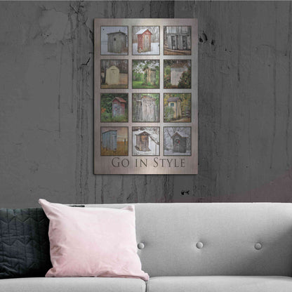 Luxe Metal Art 'Go in Style' by Lori Deiter, Metal Wall Art,24x36