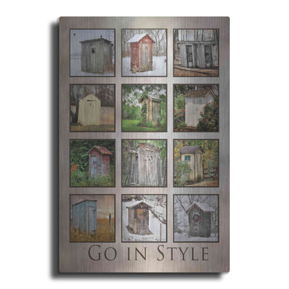 Luxe Metal Art 'Go in Style' by Lori Deiter, Metal Wall Art