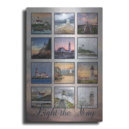 Luxe Metal Art 'Light the Way' by Lori Deiter, Metal Wall Art