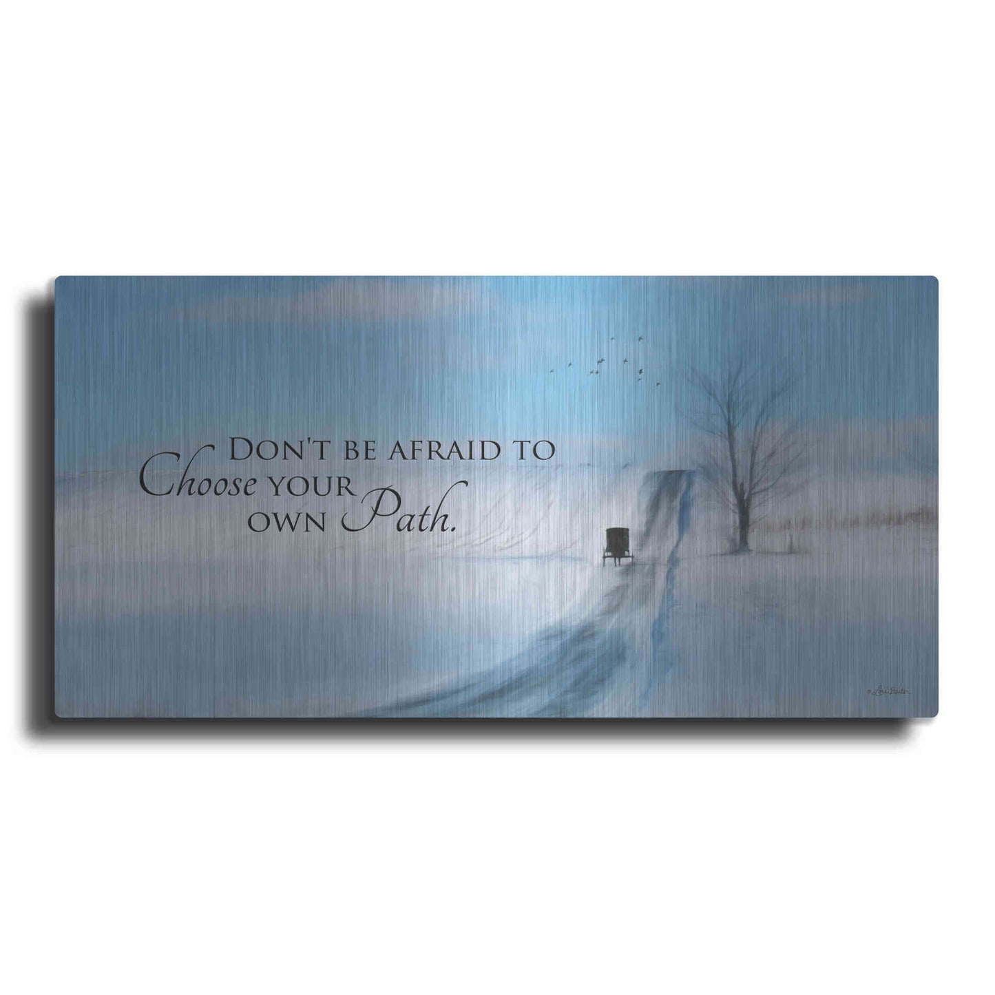 Luxe Metal Art 'Choose Your Own Path' by Lori Deiter, Metal Wall Art