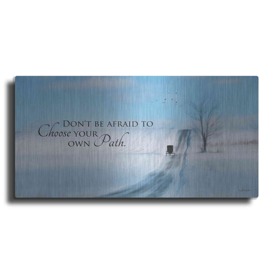 Luxe Metal Art 'Choose Your Own Path' by Lori Deiter, Metal Wall Art