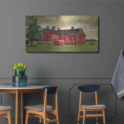 Luxe Metal Art 'Aging Gracefully' by Lori Deiter, Metal Wall Art,48x24