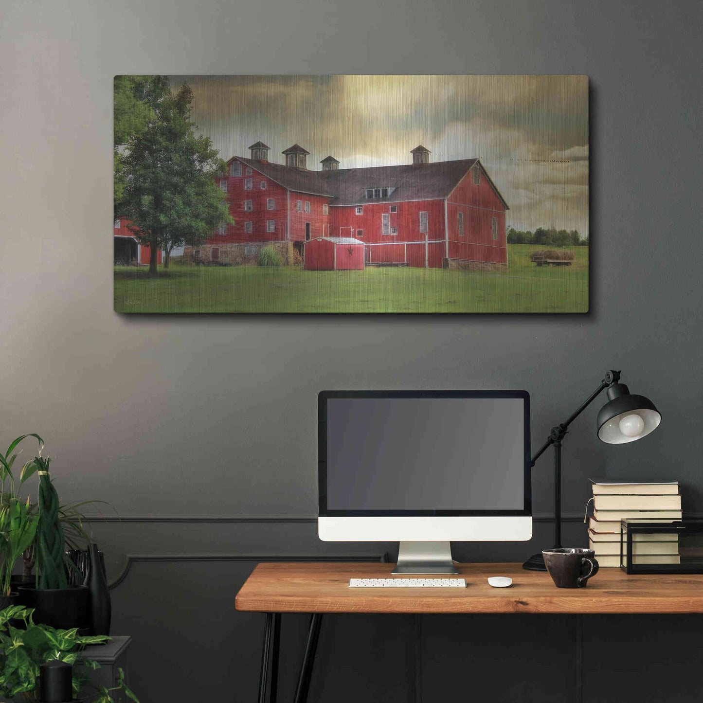 Luxe Metal Art 'Aging Gracefully' by Lori Deiter, Metal Wall Art,48x24