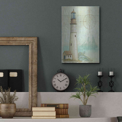 Luxe Metal Art 'West Coastal Light' by Daphne Brissonet, Metal Wall Art,12x16