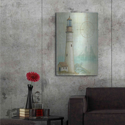 Luxe Metal Art 'West Coastal Light' by Daphne Brissonet, Metal Wall Art,24x36