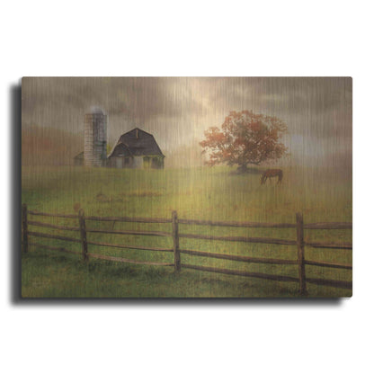 Luxe Metal Art 'Graze On' by Lori Deiter, Metal Wall Art