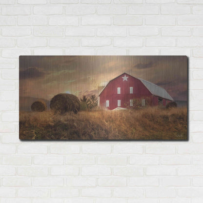 Luxe Metal Art 'Bedford County Sunset' by Lori Deiter, Metal Wall Art,48x24