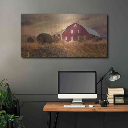 Luxe Metal Art 'Bedford County Sunset' by Lori Deiter, Metal Wall Art,48x24