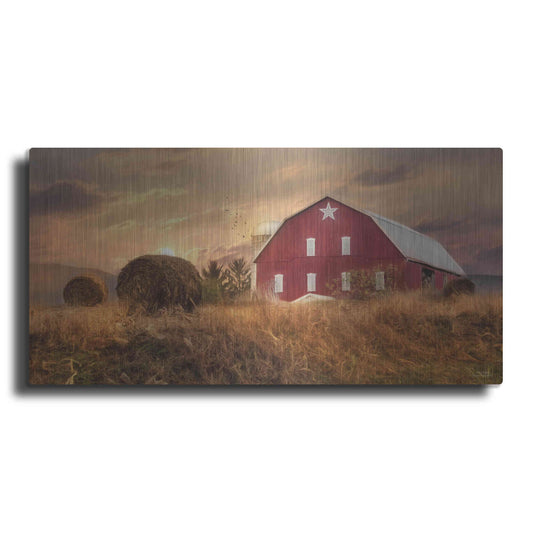 Luxe Metal Art 'Bedford County Sunset' by Lori Deiter, Metal Wall Art