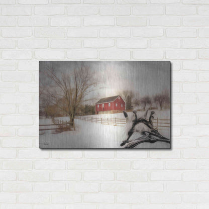 Luxe Metal Art 'Almost Home' by Lori Deiter, Metal Wall Art,36x24