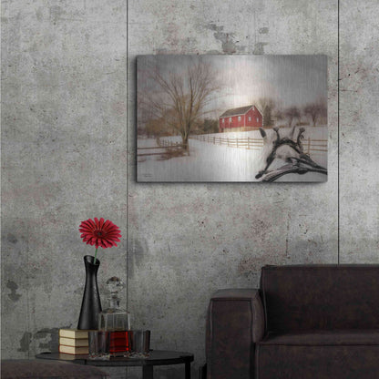 Luxe Metal Art 'Almost Home' by Lori Deiter, Metal Wall Art,36x24