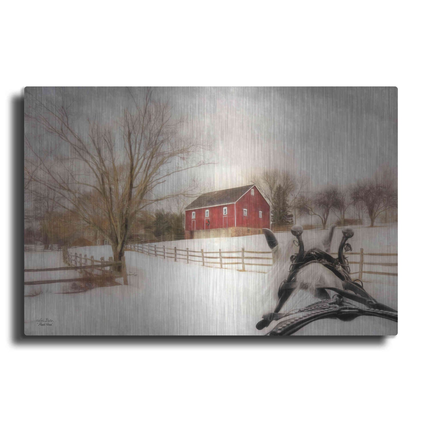 Luxe Metal Art 'Almost Home' by Lori Deiter, Metal Wall Art