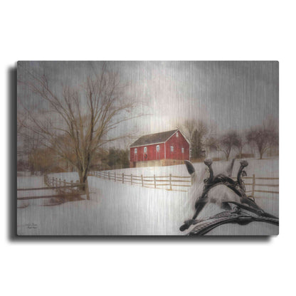 Luxe Metal Art 'Almost Home' by Lori Deiter, Metal Wall Art
