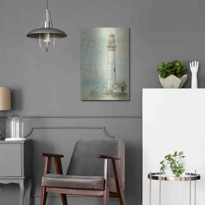 Luxe Metal Art 'East Coastal Light' by Daphne Brissonet, Metal Wall Art,16x24