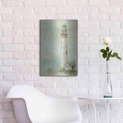 Luxe Metal Art 'East Coastal Light' by Daphne Brissonet, Metal Wall Art,16x24