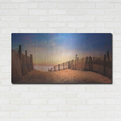 Luxe Metal Art 'A New Day' by Lori Deiter, Metal Wall Art,48x24
