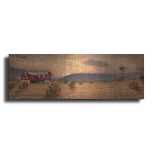 Luxe Metal Art 'Workin' the Farm' by Lori Deiter, Metal Wall Art