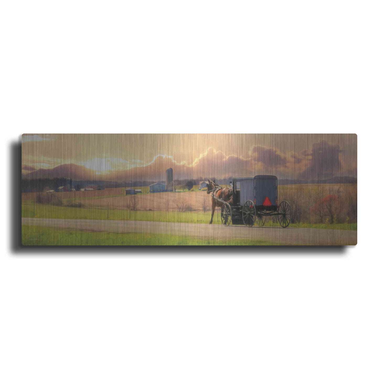 Luxe Metal Art 'Evening Cruise' by Lori Deiter, Metal Wall Art