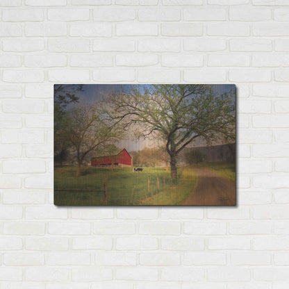 Luxe Metal Art 'Country Sunrise' by Lori Deiter, Metal Wall Art,36x24