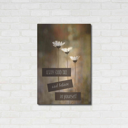 Luxe Metal Art 'Stand Tall' by Lori Deiter, Metal Wall Art,24x36