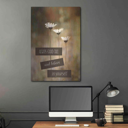 Luxe Metal Art 'Stand Tall' by Lori Deiter, Metal Wall Art,24x36