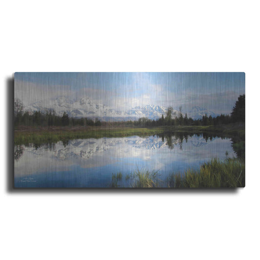Luxe Metal Art 'Grand Teton Sunrise' by Lori Deiter, Metal Wall Art