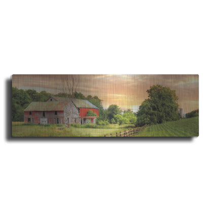 Luxe Metal Art 'Greener Pastures' by Lori Deiter Metal Wall Art