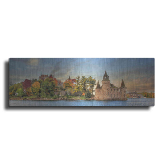 Luxe Metal Art 'Autumn at the Castle' by Lori Deiter Metal Wall Art