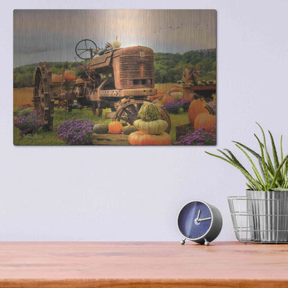 Luxe Metal Art 'The Harvester' by Lori Deiter Metal Wall Art,16x12