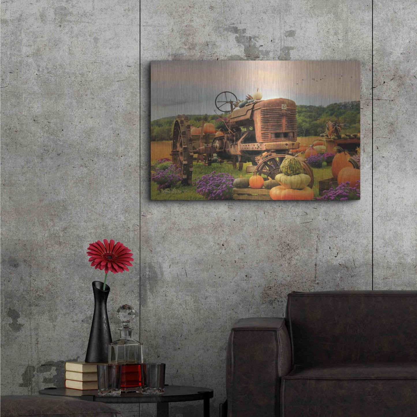 Luxe Metal Art 'The Harvester' by Lori Deiter Metal Wall Art,36x24