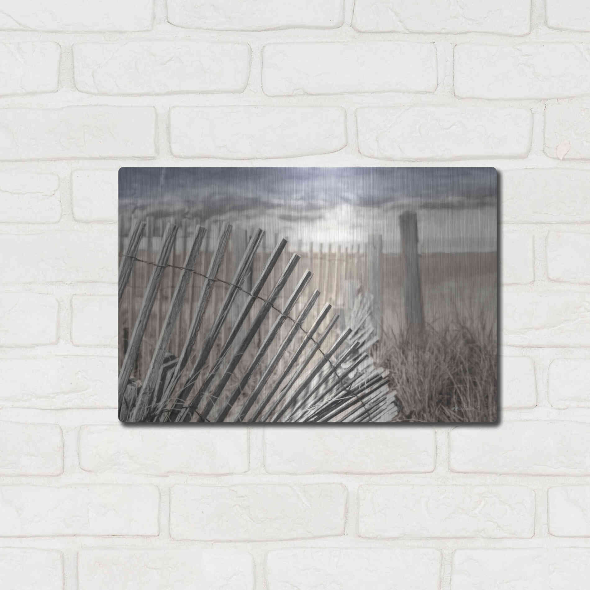 Luxe Metal Art 'On the Coastline' by Lori Deiter Metal Wall Art,16x12