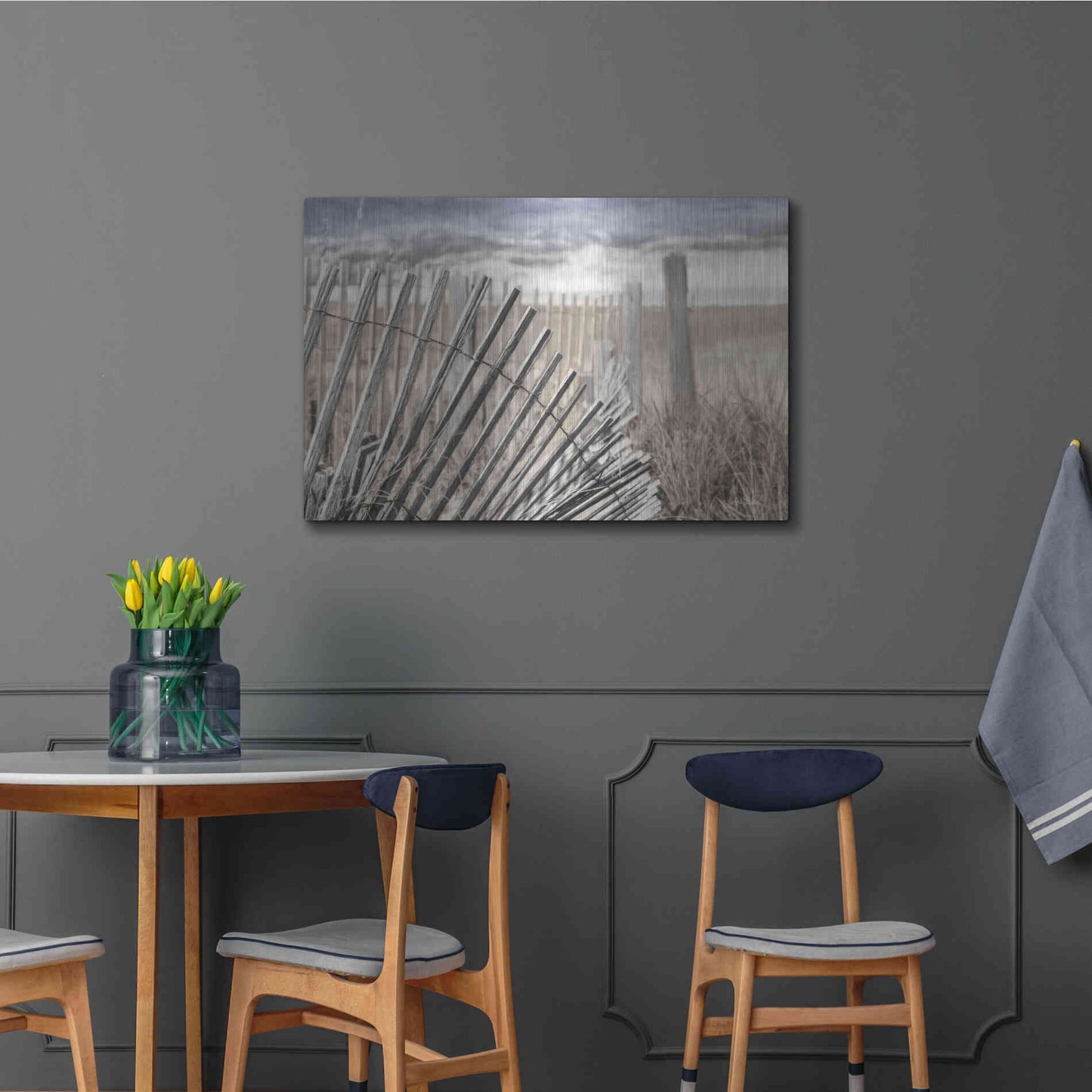 Luxe Metal Art 'On the Coastline' by Lori Deiter Metal Wall Art,36x24
