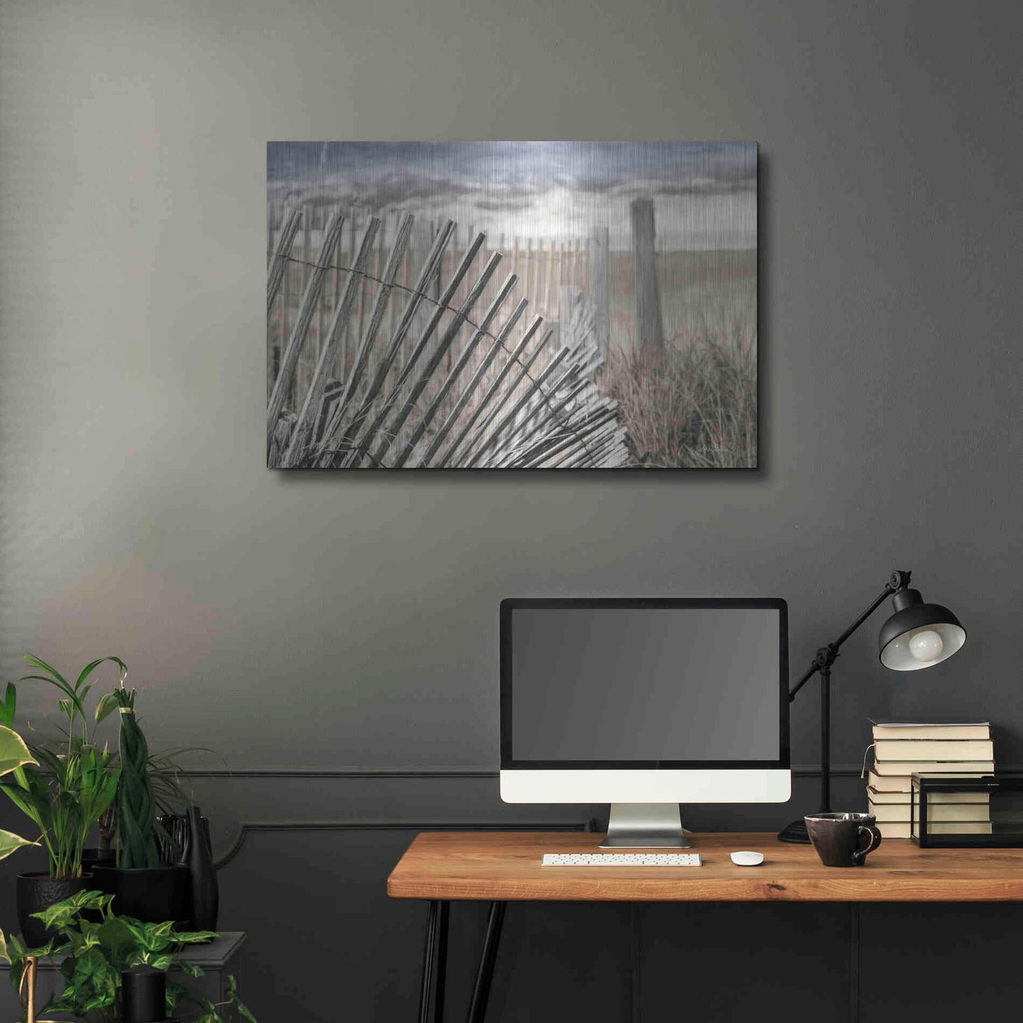 Luxe Metal Art 'On the Coastline' by Lori Deiter Metal Wall Art,36x24