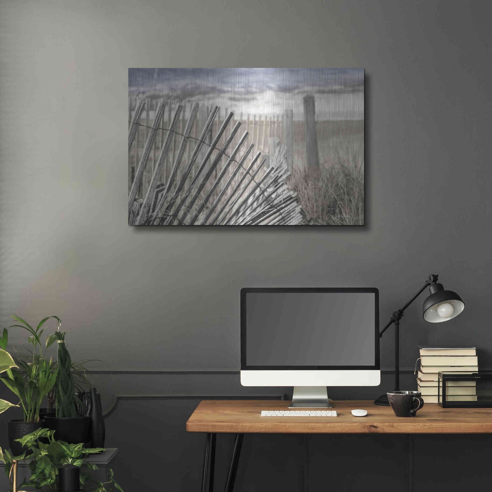 Luxe Metal Art 'On the Coastline' by Lori Deiter Metal Wall Art,36x24