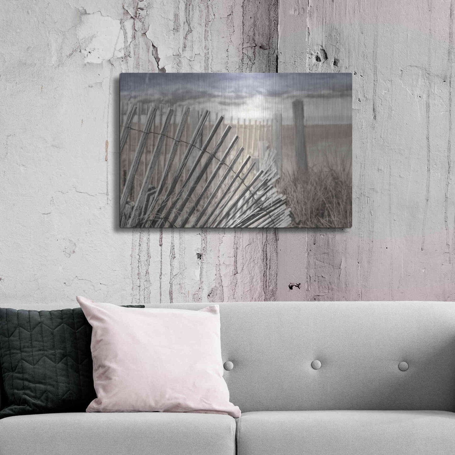 Luxe Metal Art 'On the Coastline' by Lori Deiter Metal Wall Art,36x24