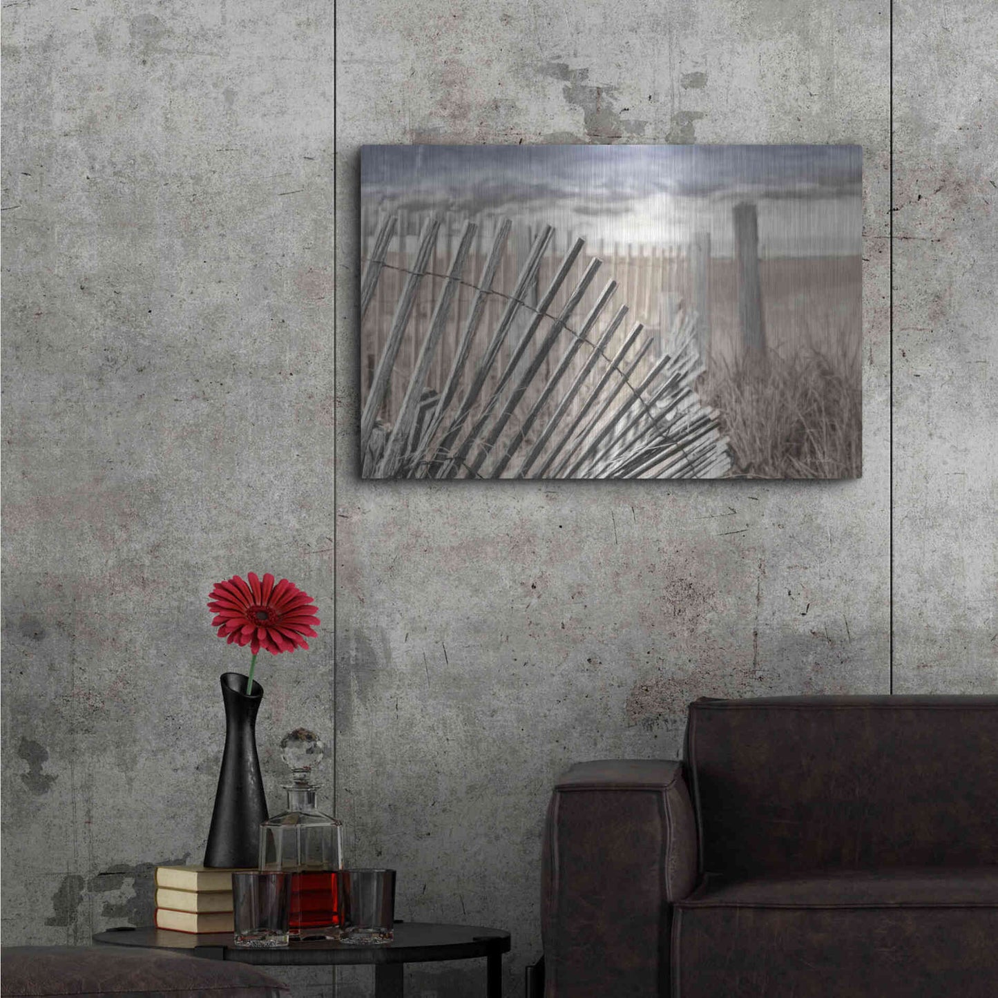 Luxe Metal Art 'On the Coastline' by Lori Deiter Metal Wall Art,36x24