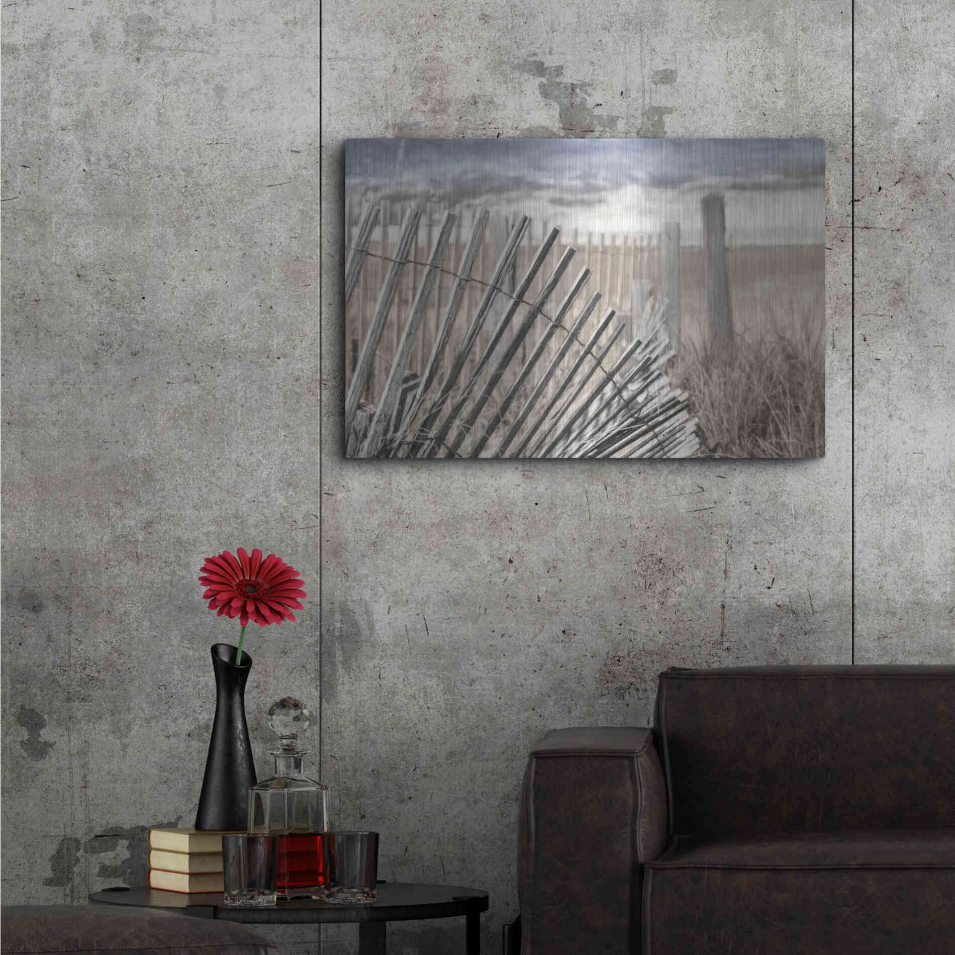 Luxe Metal Art 'On the Coastline' by Lori Deiter Metal Wall Art,36x24