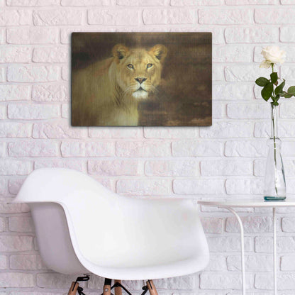 Luxe Metal Art 'Tribal Lioness' by Lori Deiter Metal Wall Art,24x16