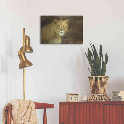 Luxe Metal Art 'Tribal Lioness' by Lori Deiter Metal Wall Art,24x16