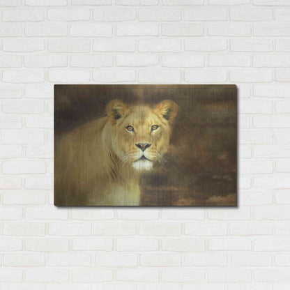 Luxe Metal Art 'Tribal Lioness' by Lori Deiter Metal Wall Art,36x24