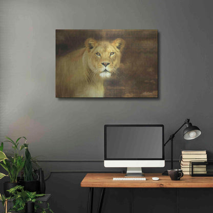 Luxe Metal Art 'Tribal Lioness' by Lori Deiter Metal Wall Art,36x24