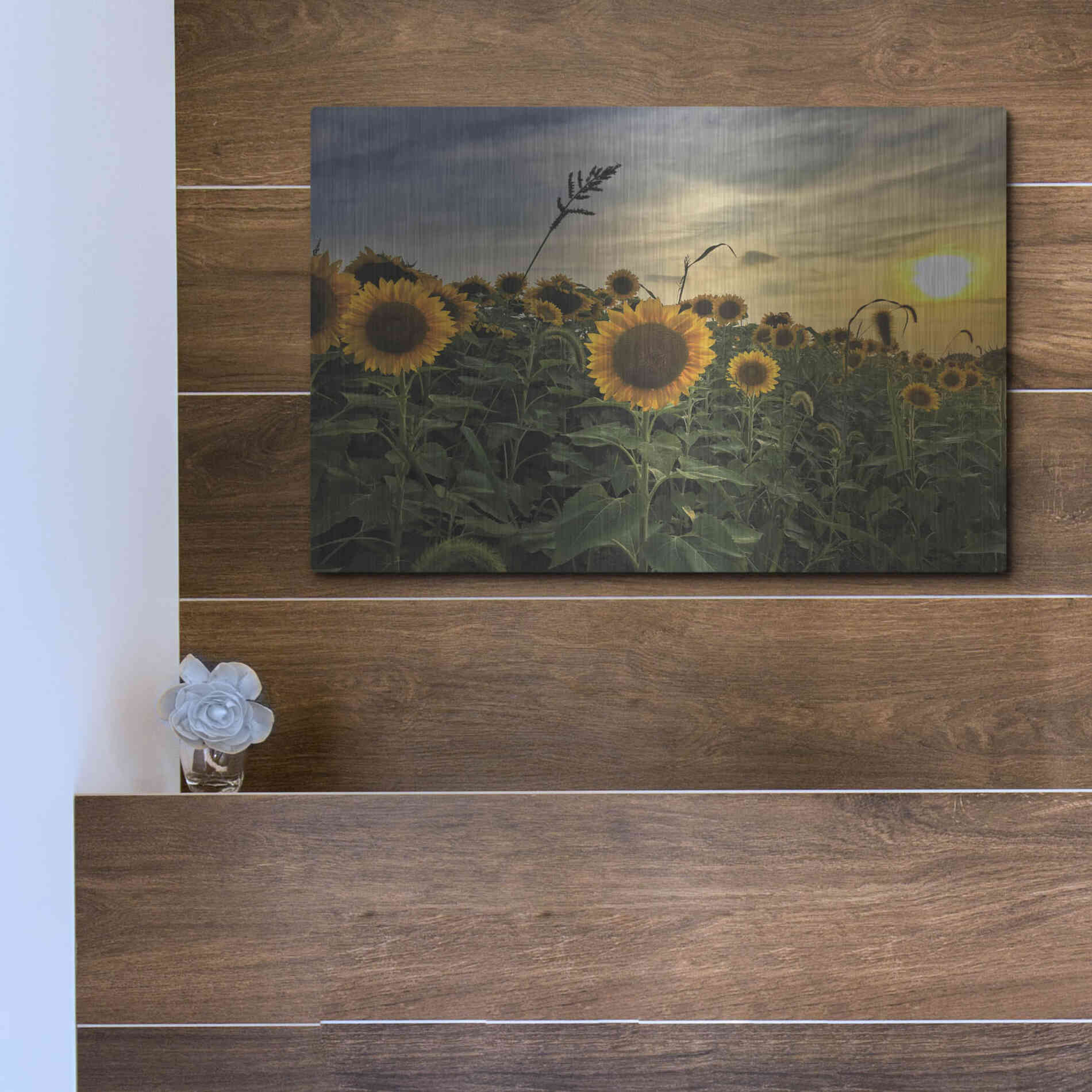 Luxe Metal Art 'Midwest Livin' I' by Donnie Quillen Metal Wall Art,16x12