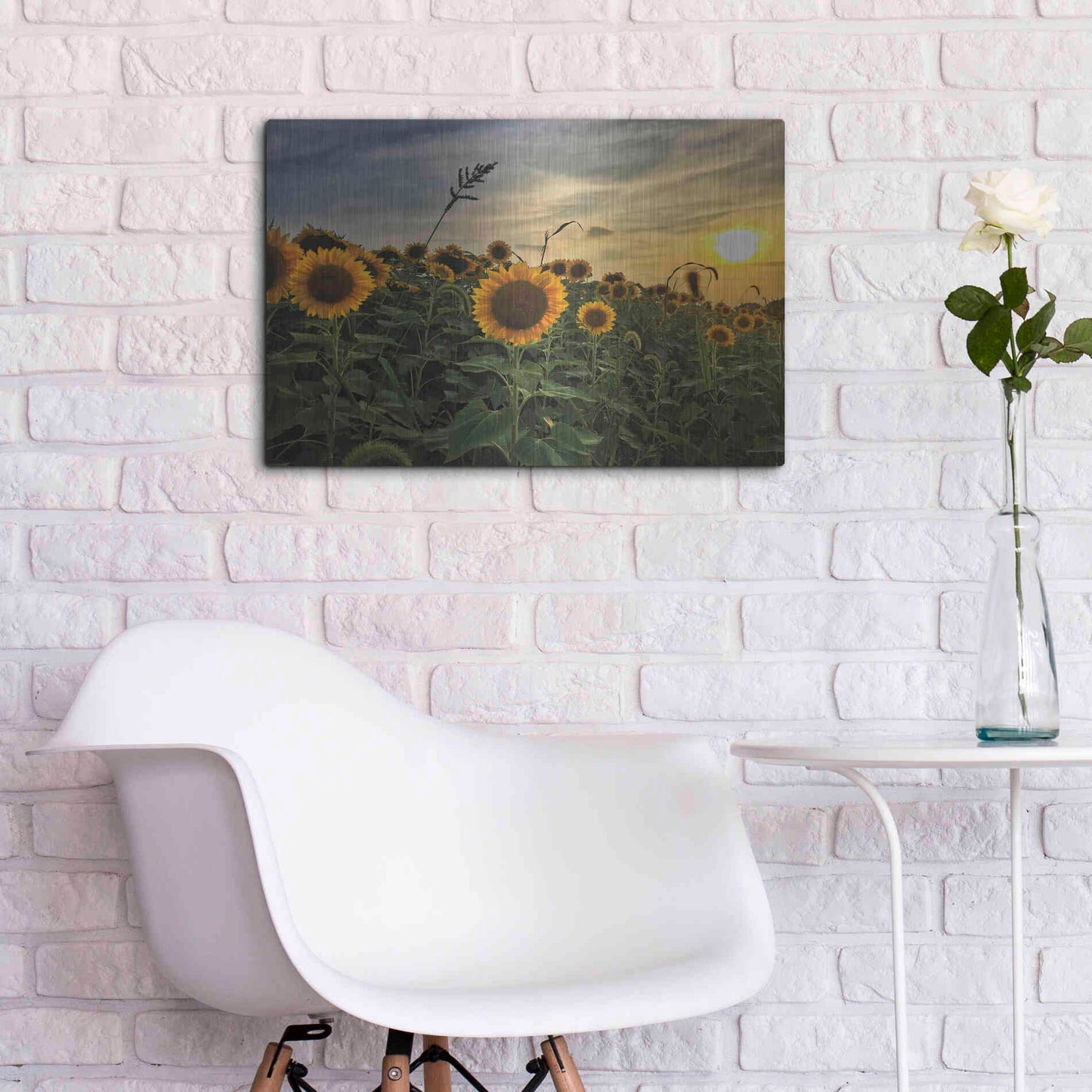 Luxe Metal Art 'Midwest Livin' I' by Donnie Quillen Metal Wall Art,24x16