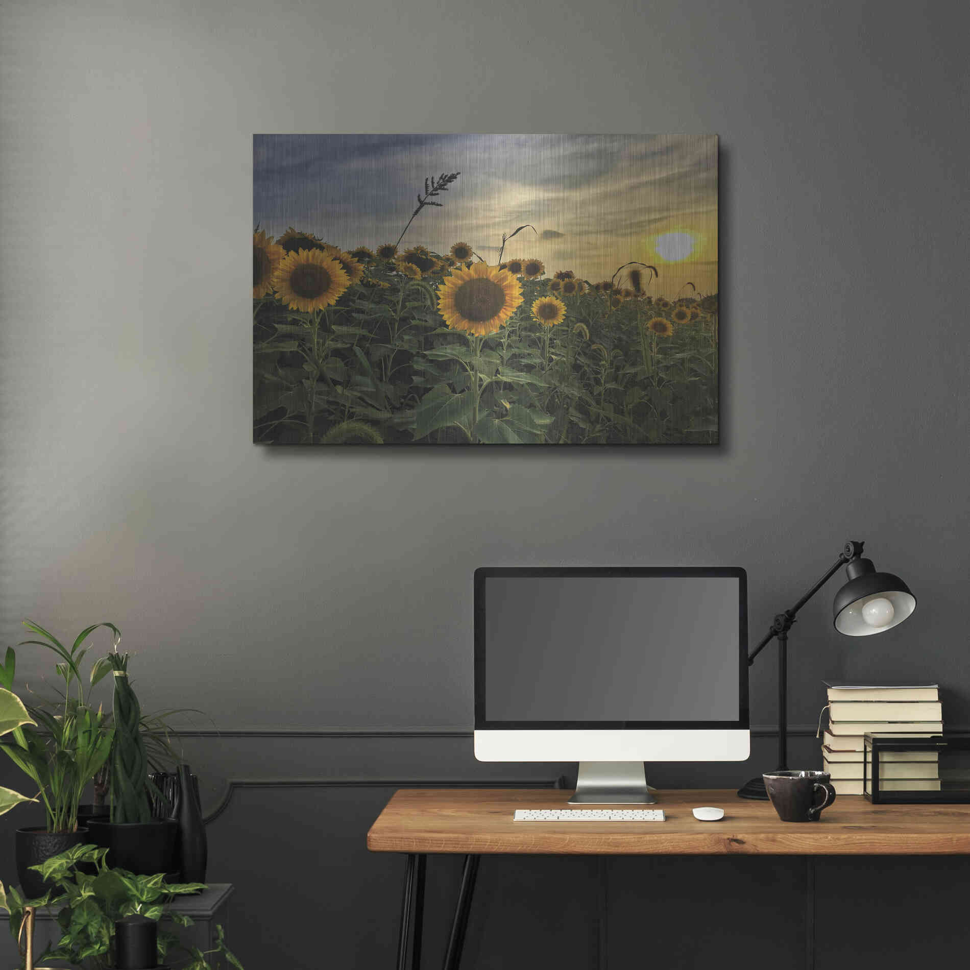 Luxe Metal Art 'Midwest Livin' I' by Donnie Quillen Metal Wall Art,36x24