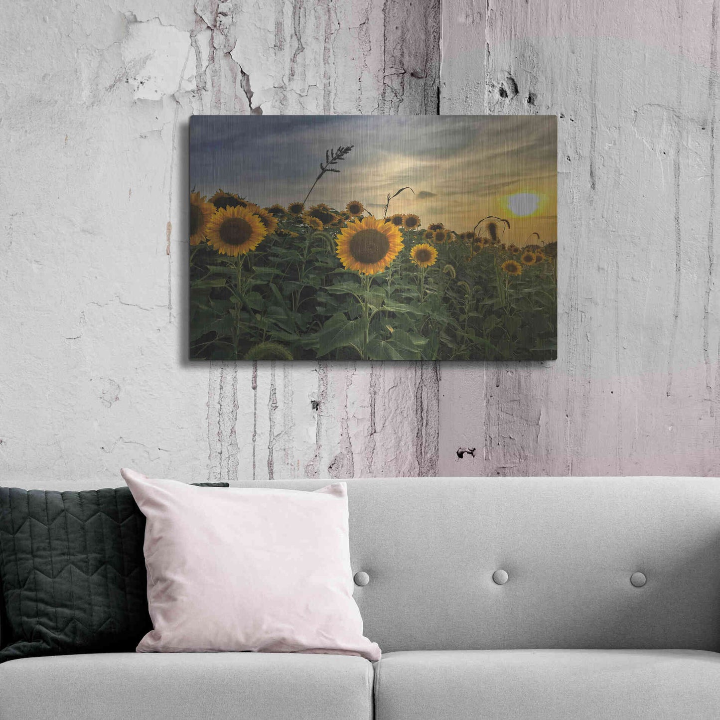 Luxe Metal Art 'Midwest Livin' I' by Donnie Quillen Metal Wall Art,36x24