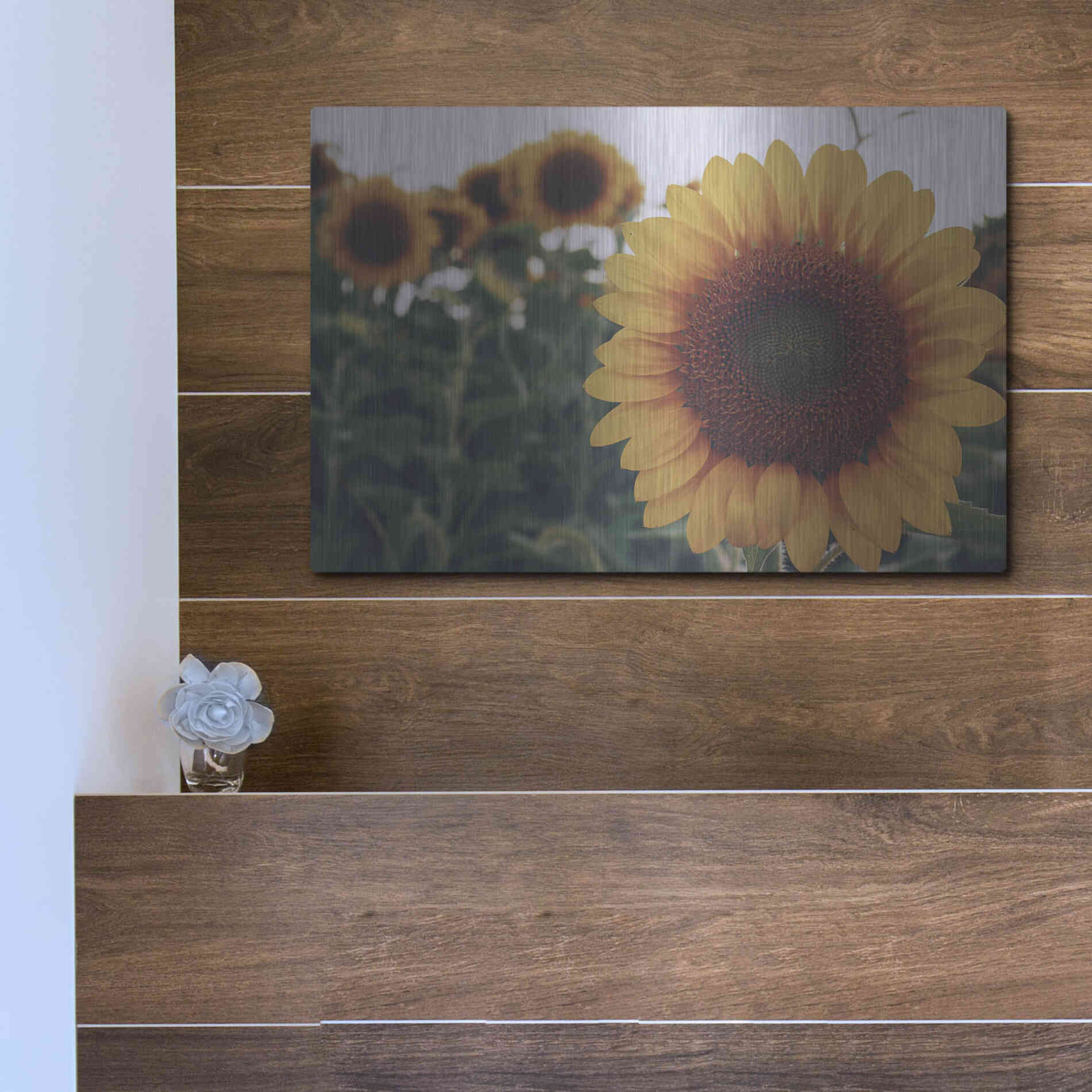 Luxe Metal Art 'Midwest Livin' II' by Donnie Quillen Metal Wall Art,16x12