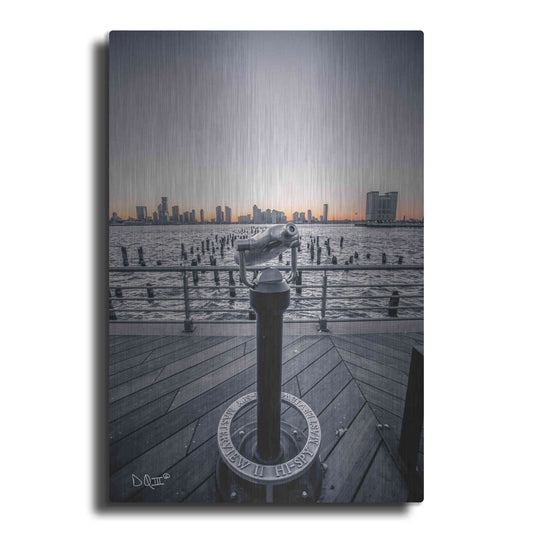 Luxe Metal Art 'Manhattan Sunrise II' by Donnie Quillen Metal Wall Art