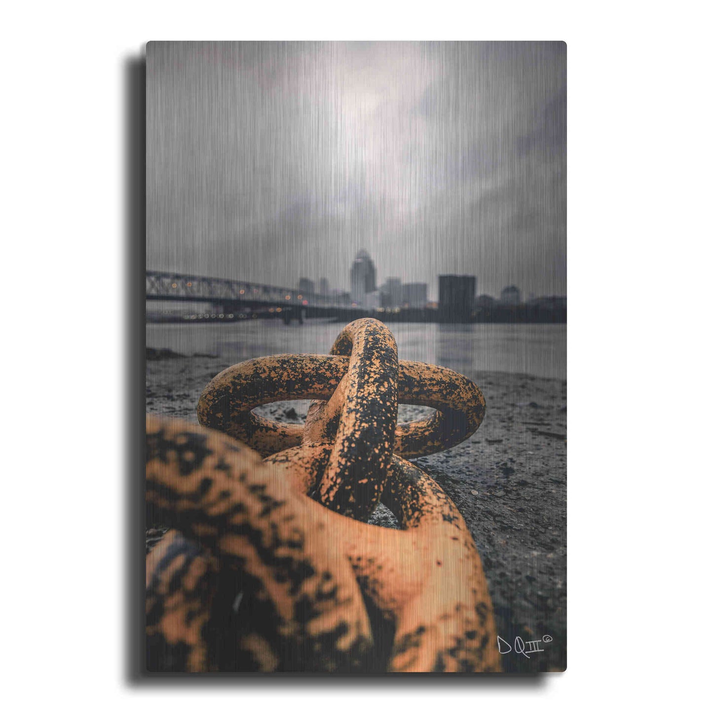 Luxe Metal Art 'Don't Break' by Donnie Quillen Metal Wall Art