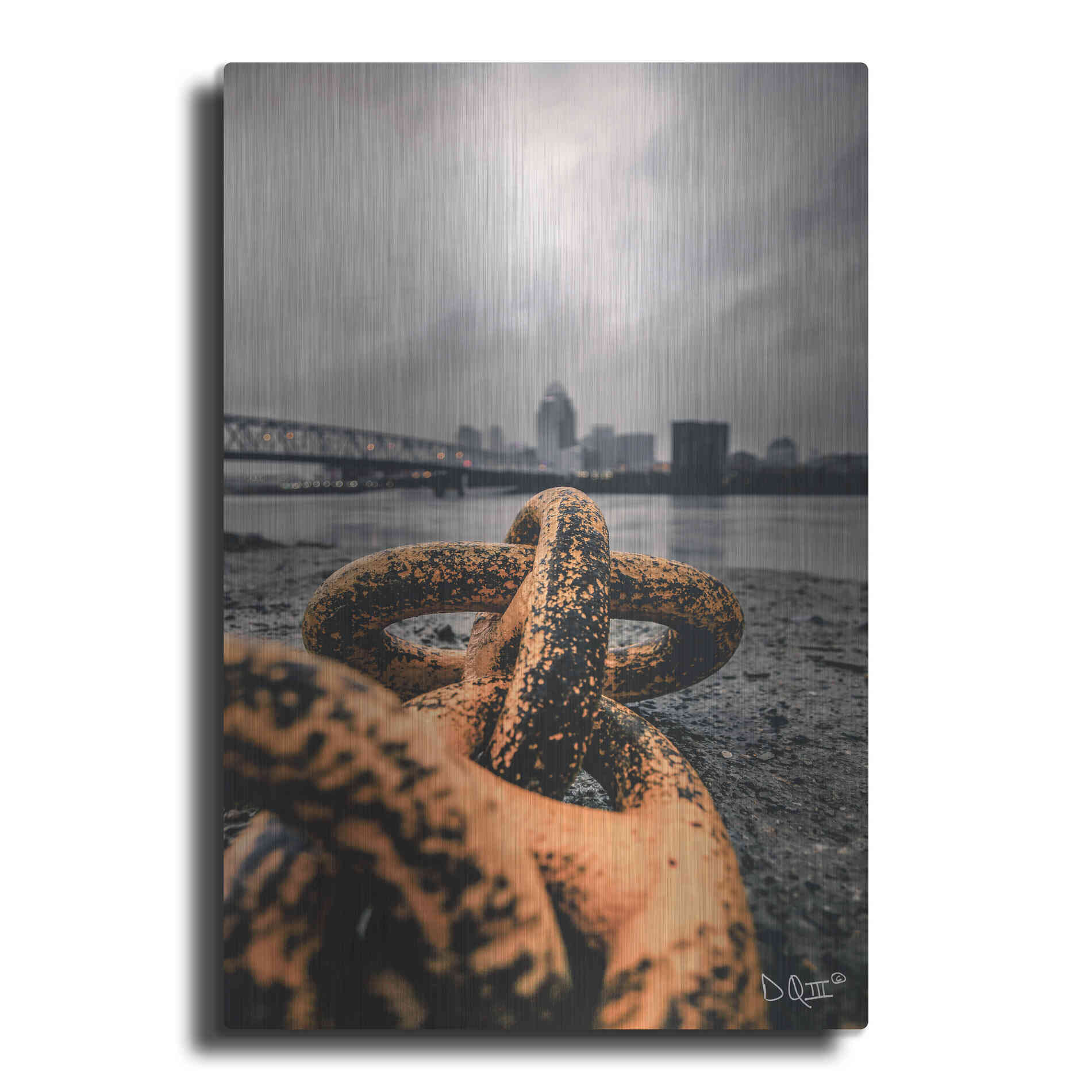 Luxe Metal Art 'Don't Break' by Donnie Quillen Metal Wall Art